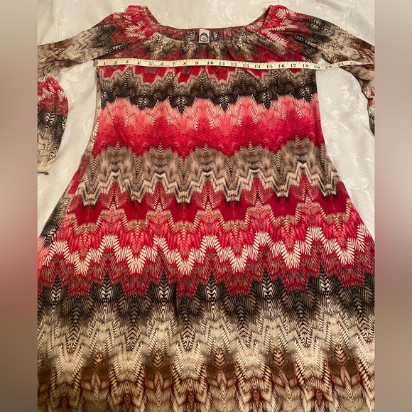 Multi-Color Printed Dress - Picture 3 of 5